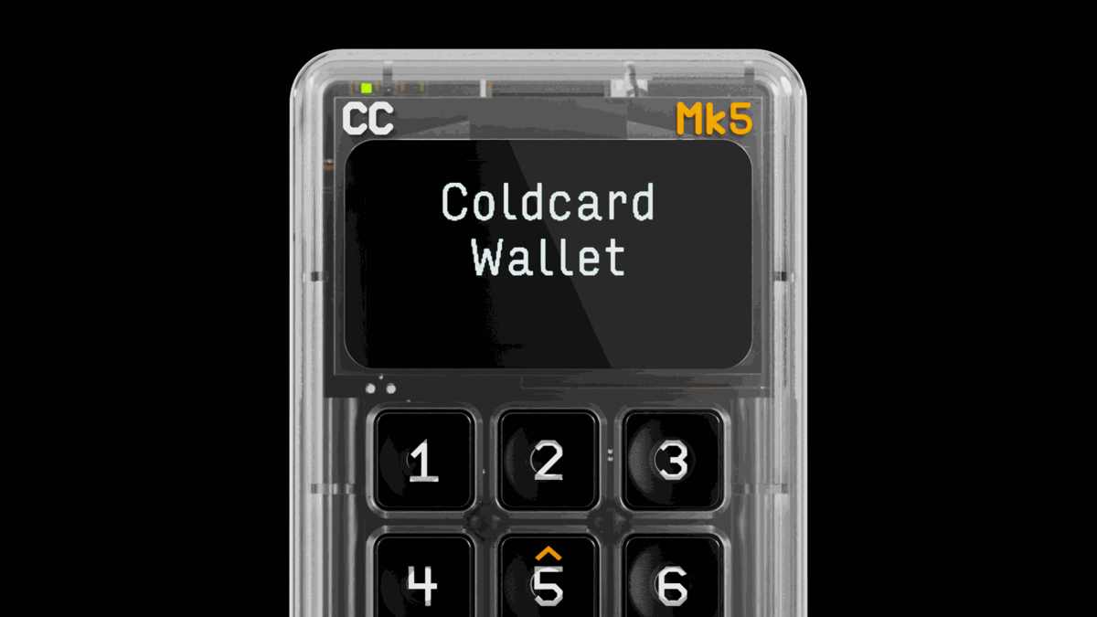 Set Up Your Coldcard Mk5