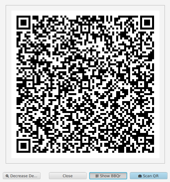 QR Code Air-Gapped Signing with Coldcard