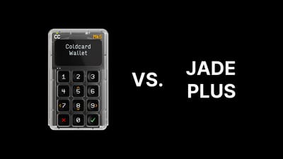 Coldcard vs Blockstream Jade Plus