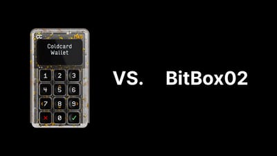 Coldcard vs BitBox02
