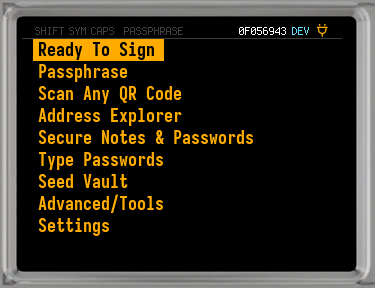 Q nav to restore temp seed