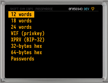 q derive menu