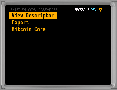 q ms desc menu