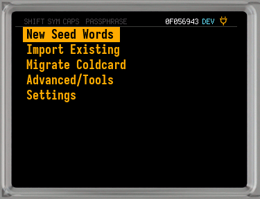 q new seed words