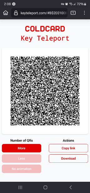 phone signer a bbqr