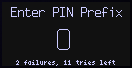Mk4 wrong PIN counter