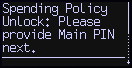 mk4 policy unlock msg