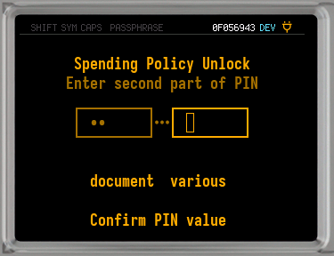 q confirm bypass suffix