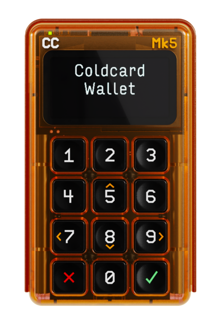 COLDCARD Mk5 hardware wallet